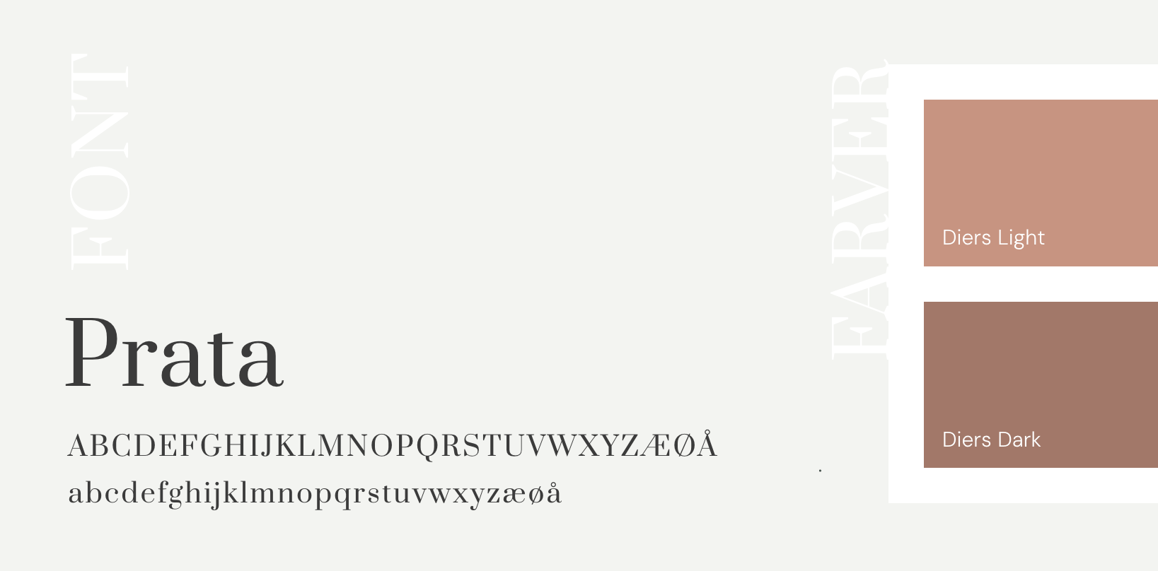 Fonte og farver til Diers Fertilitetsklinik