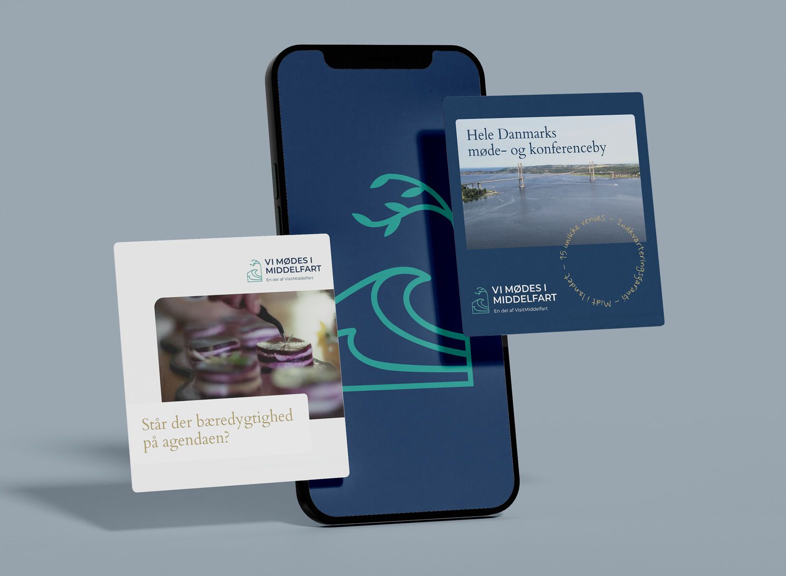 billedet viser sociale medie annoncering for Vi mødes i Middelfart