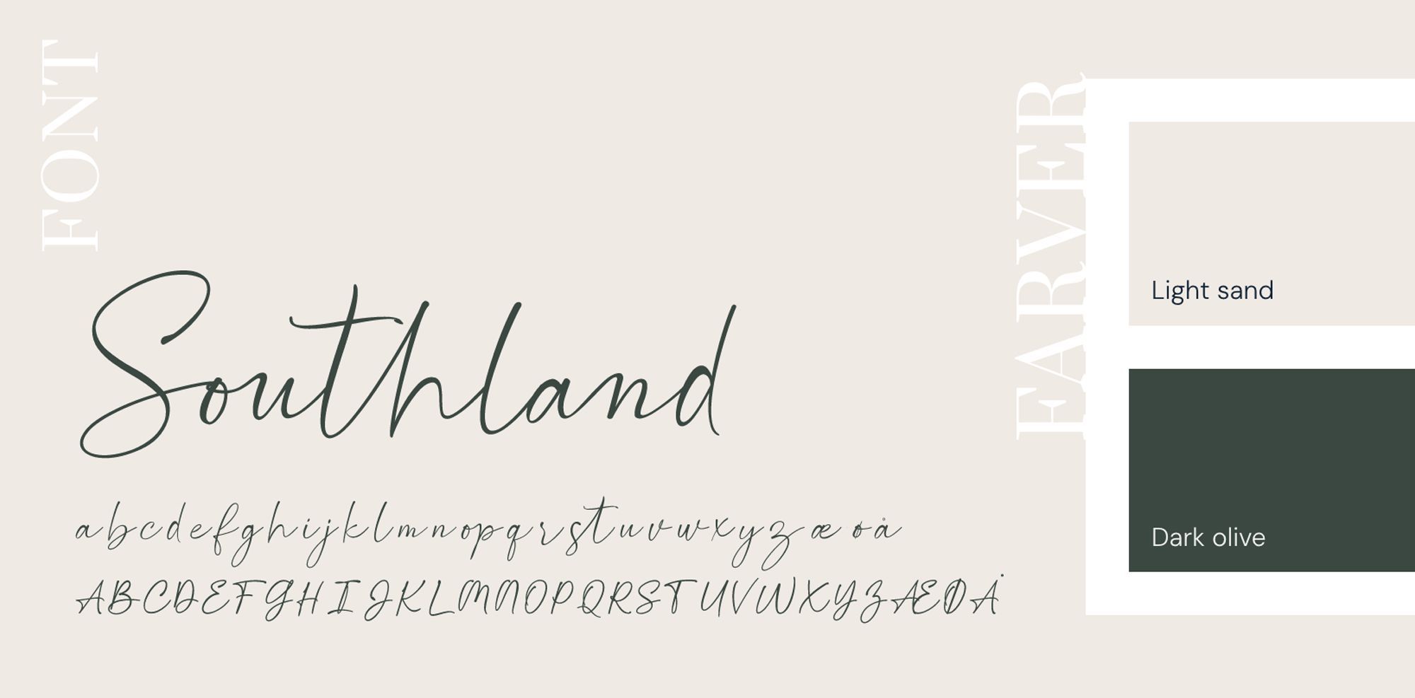 Boutique-Galanthus font og farver