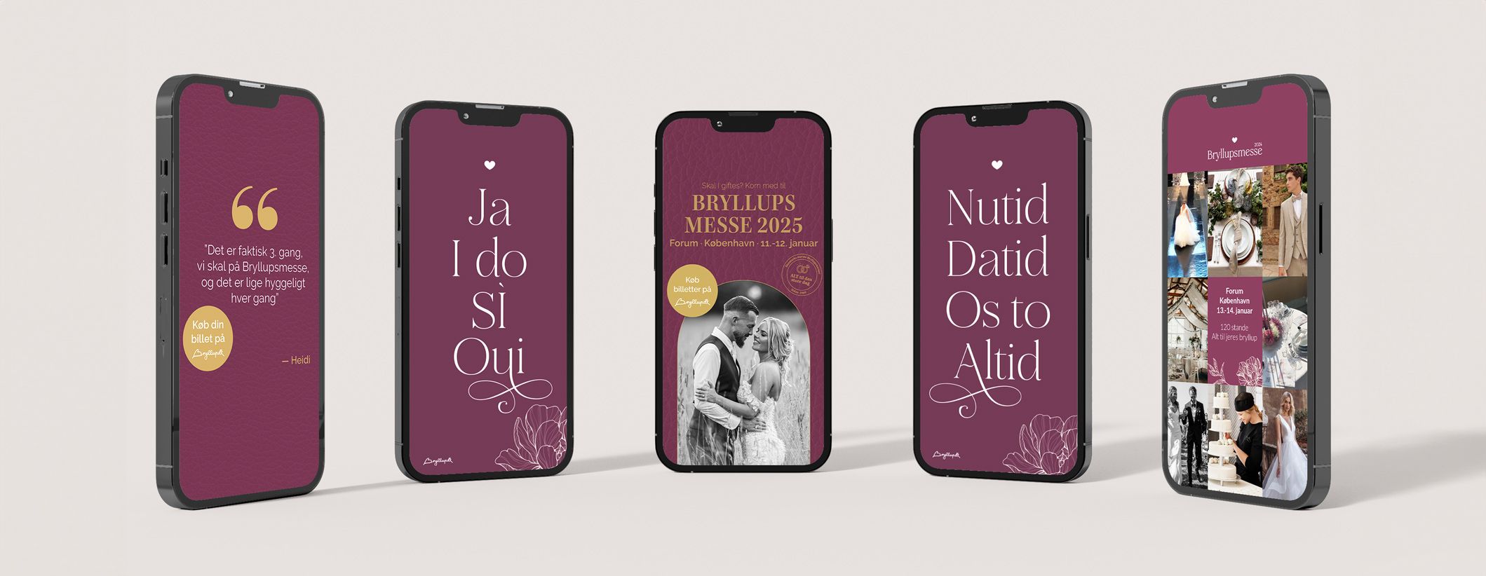 5 telefoner med kampagner på sociale medier