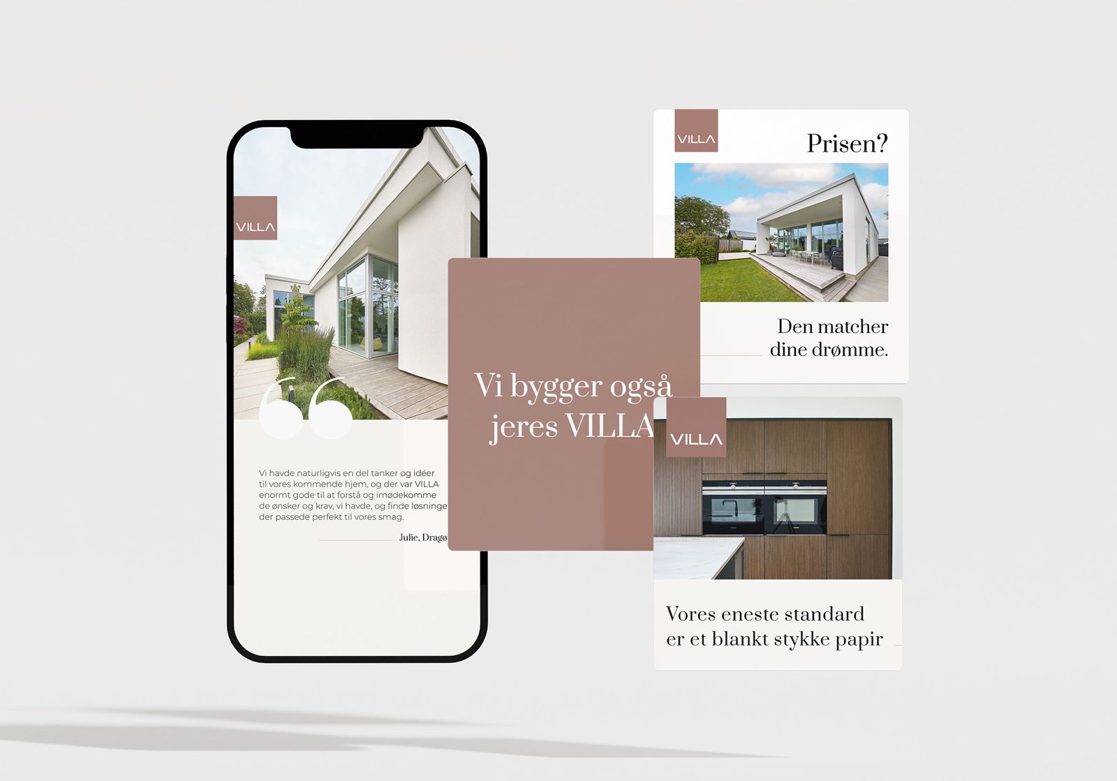 Billedet viser en hånd der holder en telefon med en kampagne på sociale medier