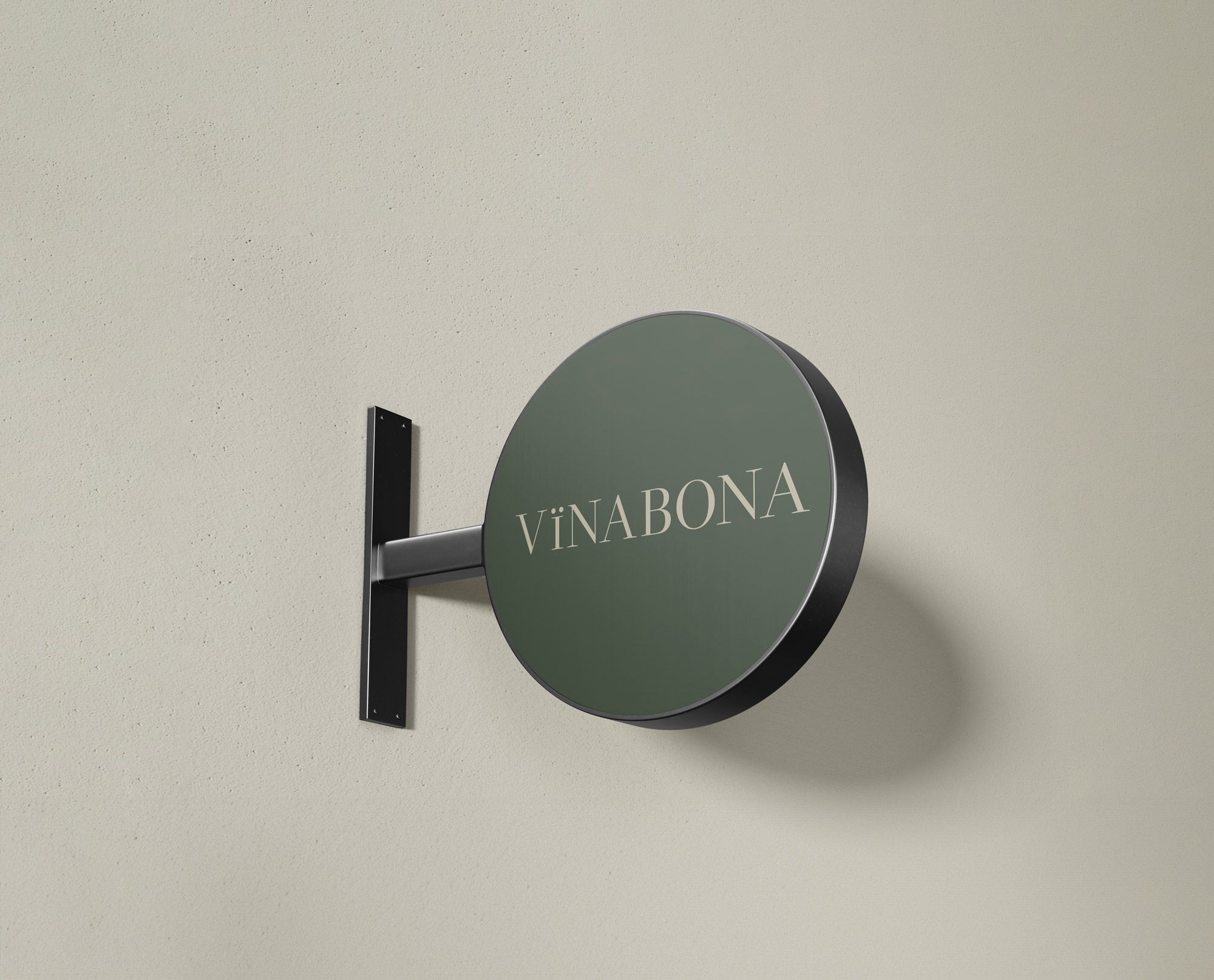 Skilt med skriften VINABONA